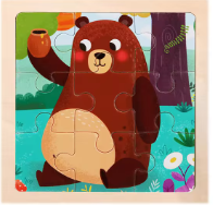 CleverKids | 9-teiliges Montessori-Puzzle