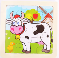 CreativeCorners | 9-teiliges Montessori-Puzzle