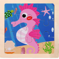 LittlePuzzlers | 9-teiliges Montessori-Puzzle