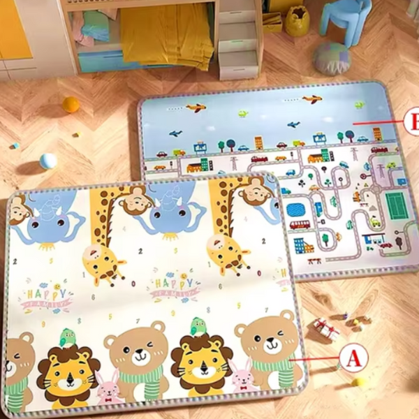 SafePlayHaven | 3 Bündel Faltbare Öko-Spielmatte Abenteuer
