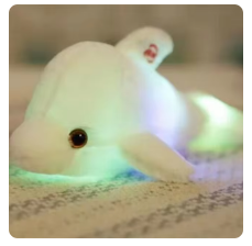 LuminousDolphin | Glühender Delphin Plüschtier