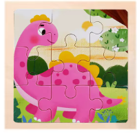 CleverClicks | 9-teiliges Montessori-Puzzle