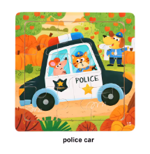 CritterCrew | Holzpuzzle Cartoon-Tiere