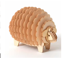 CreativeCubes | 3D-Holzpuzzle Spielzeug