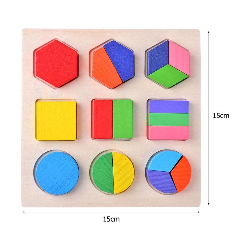 ShapeMates | 3 Bündel Hölzerne Formen Puzzle