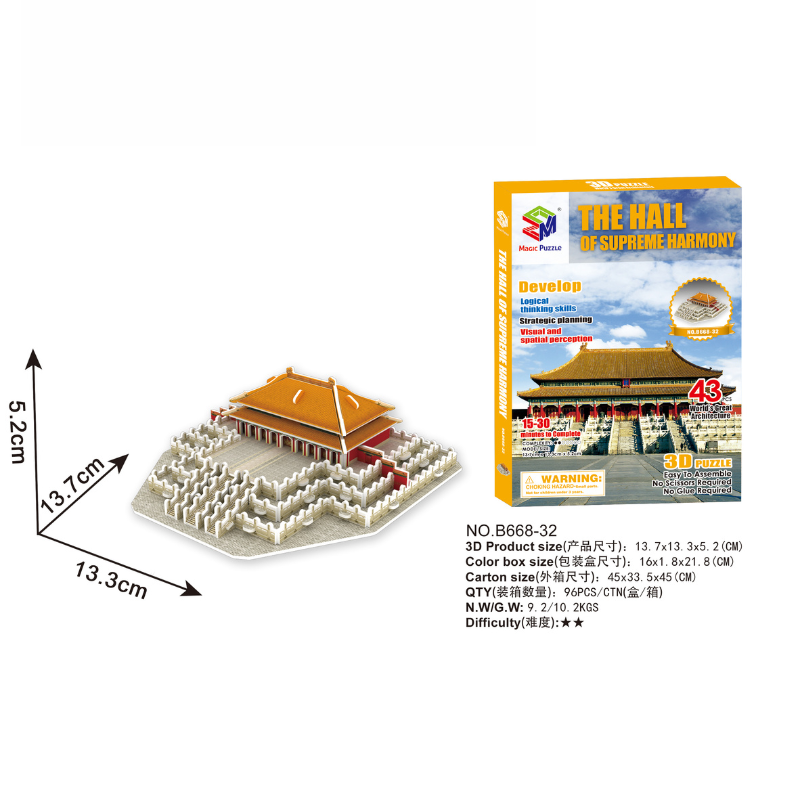 GlobalSkylines | 3 Bündel Ikonische Architekturmodelle