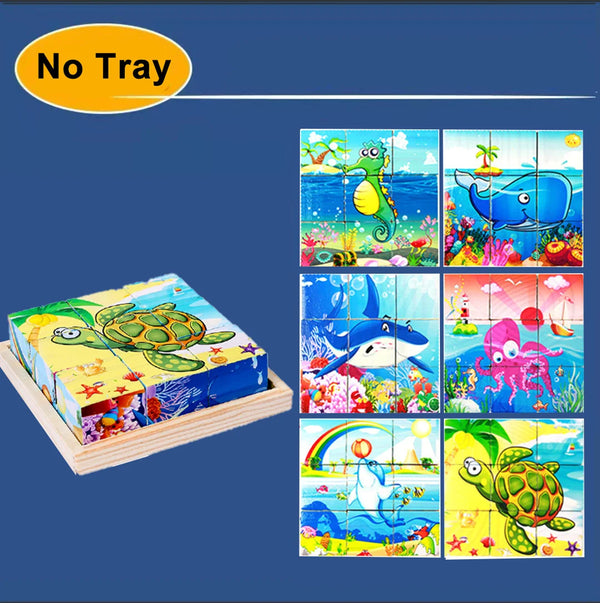 Seaanimal | 3d-Holzpuzzle