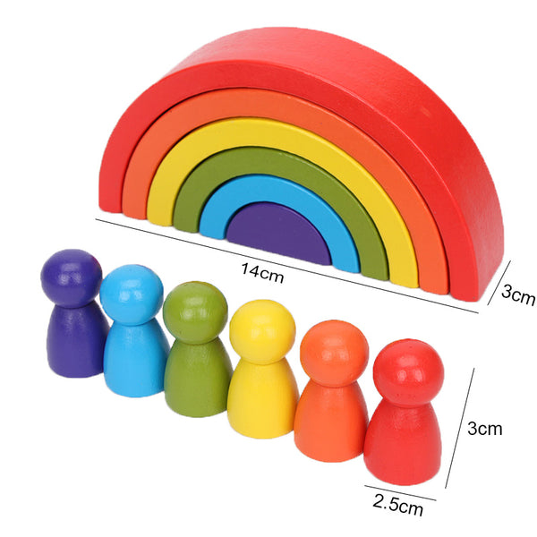 RainbowResidence | Block-Holzspielzeug