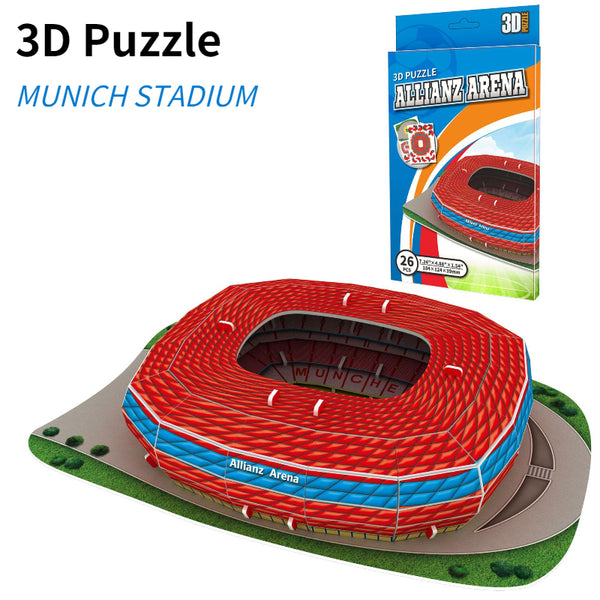 MunichMosaic | 3d Papier Stadion Puzzle