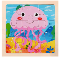 PlayfulPieces | 9-teiliges Montessori-Puzzle