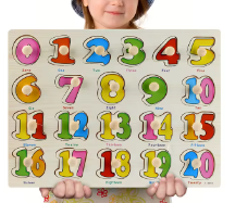 PuzzleCount | Montessori-Holzpuzzle