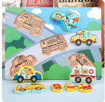 LittleGeniuses | Kinder-Holzpuzzle
