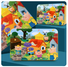 CreativeCentury | 100 Stück Holzpuzzle