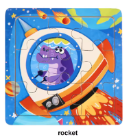 CartoonCritters | Holzpuzzle Cartoon-Tiere