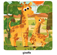 FunFurryFriends | Holzpuzzle Cartoon-Tiere