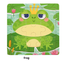 JoyfulJungle | Holzpuzzle Cartoon-Tiere