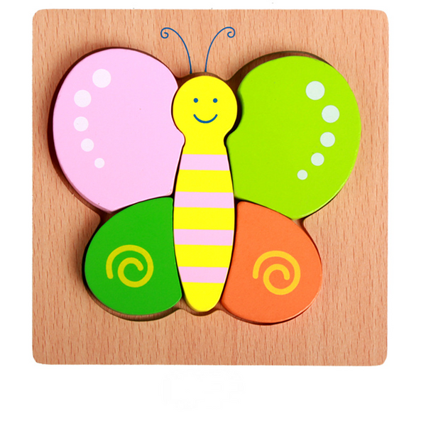 SmartyCritters | Montessorri Holzpuzzle