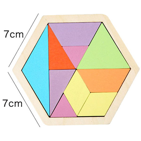 HexaTri | 3 Bündel Vorm Puzzel Speelgoed