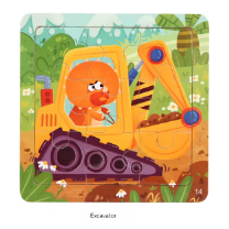 DoodleZoo | Holzpuzzle Cartoon-Tiere