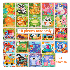 SmileySafari | Holzpuzzle Cartoon-Tiere