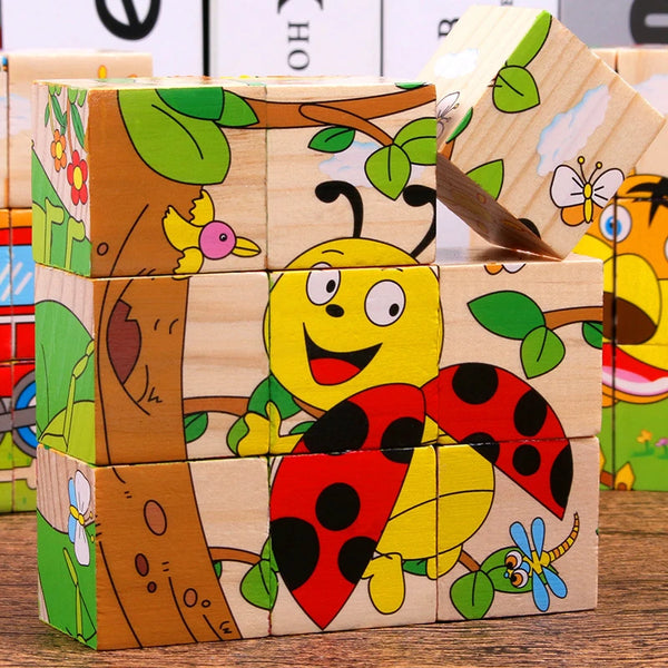 BuggyCrawlies | 3D Holzpuzzle-Blöcke