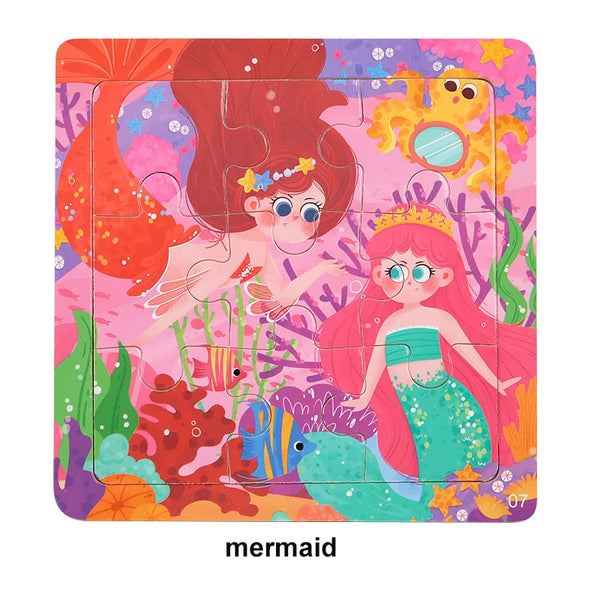 Mermaids | Kinderpuzzle aus Holz
