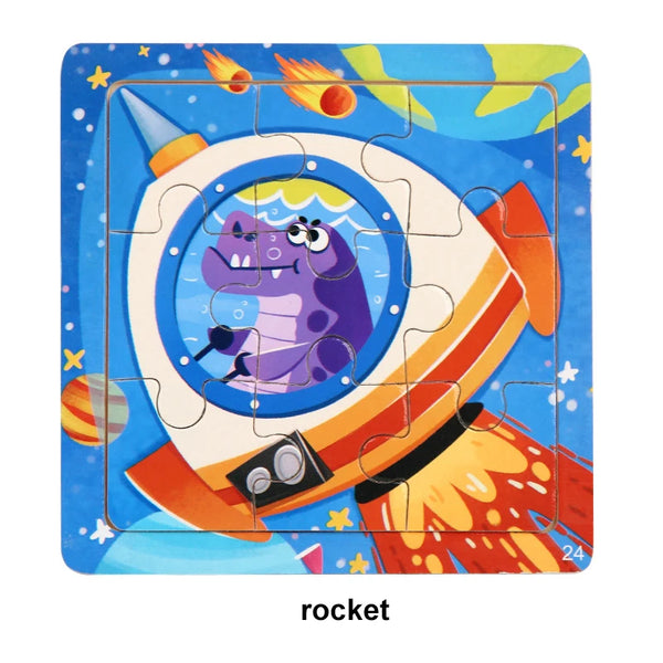 RocketSpace | Kinderpuzzle aus Holz