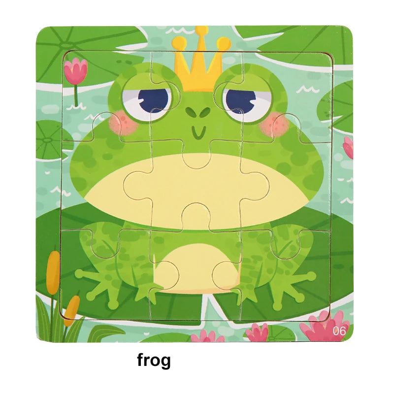 KingFrog | Kinderpuzzle aus Holz