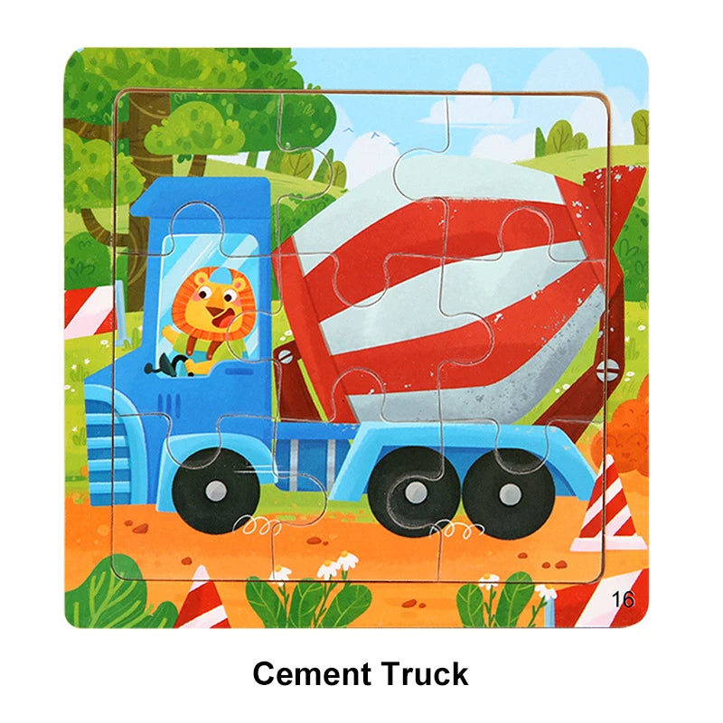 LionCement | Kinderpuzzle aus Holz