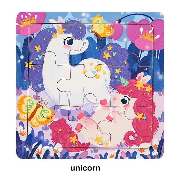 Unicorns | Kinderpuzzle aus Holz