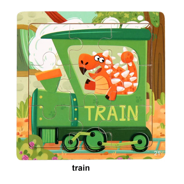 DinoTrain | Kinderpuzzle aus Holz