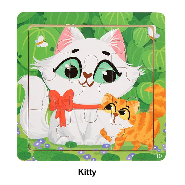 Kitty | Kinderpuzzle aus Holz