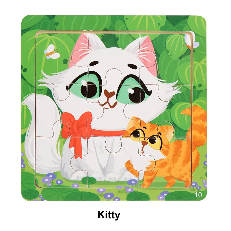 Kitty | Kinderpuzzle aus Holz