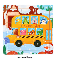 FunForest | Holzpuzzle Cartoon-Tiere