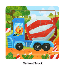 HappyHoppers | Holzpuzzle Cartoon-Tiere
