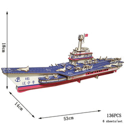 NauticalNights | 3D-Holzboot-Puzzle