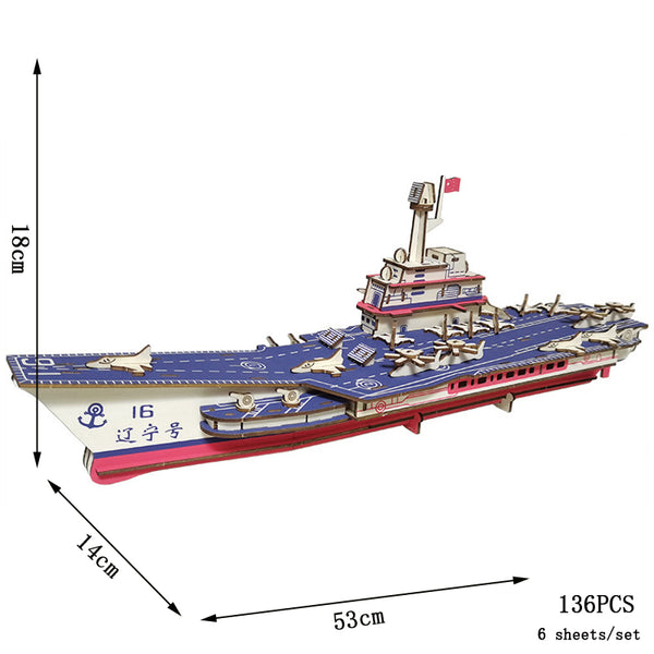 NauticalNights | 3D-Holzboot-Puzzle