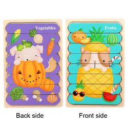 FlipSmart | Doppelseitige Streifenpuzzles