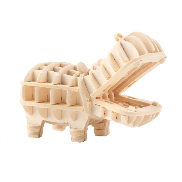 JoyfulBuddies | 3 Bündel 3d Holzpuzzle Tiere