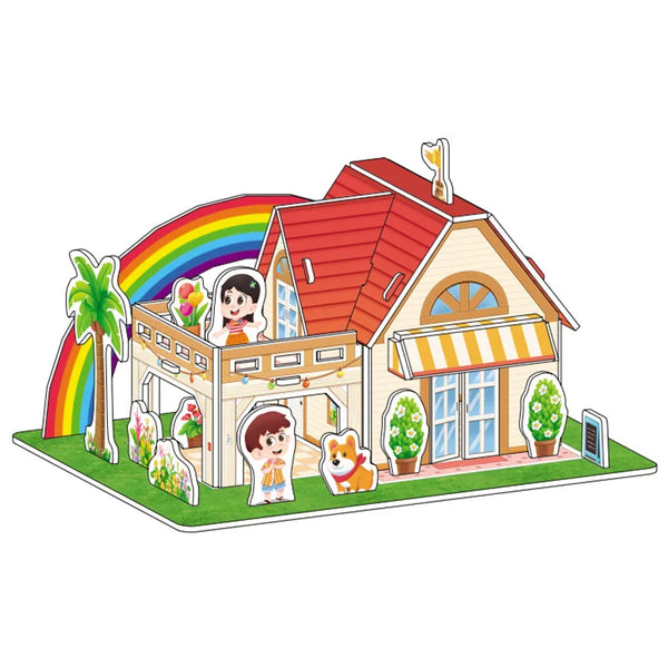 RainbowHouse | Cartoon Papierhaus