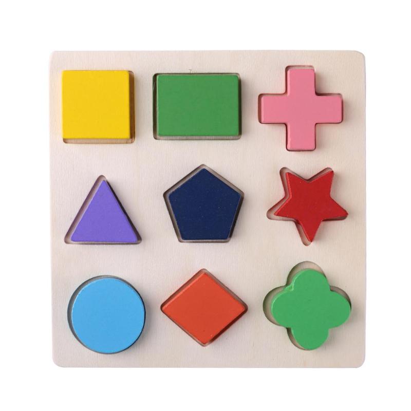 ShapeMates | 3 Bündel Hölzerne Formen Puzzle