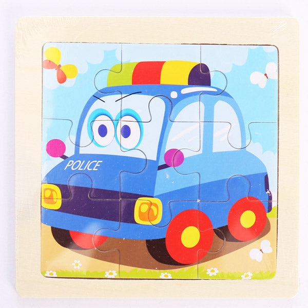 PoliceAuto  | 3d Puzzle Spiel Frühes Lernen Bildung