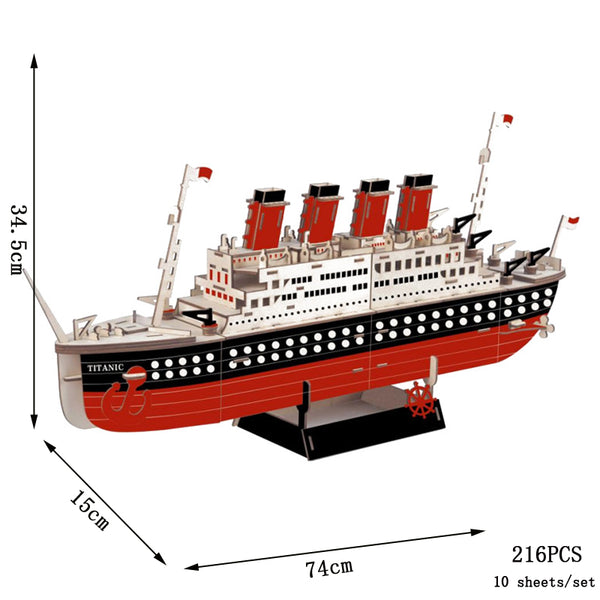 SeaSculptor | 3D-Holzboot-Puzzle