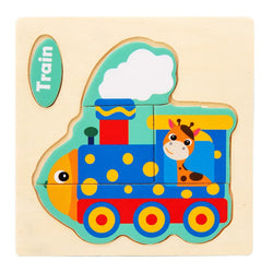 ChugAlong | Lustiges Holzpuzzle