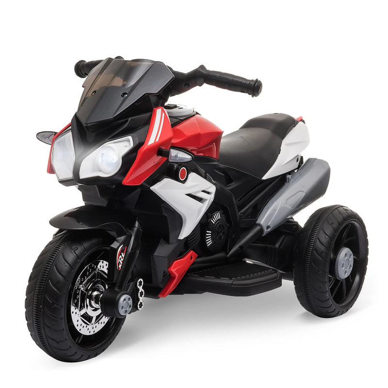 Geschwindigkeitsdämon | Elektrisches Motorrad mit Musik und Hupe für Kinder