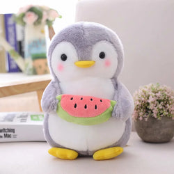 Watermelon Penguin | Weiches Plüschtier für Kinder