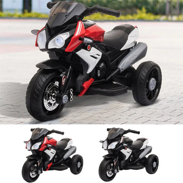 Geschwindigkeitsdämon | Elektrisches Motorrad mit Musik und Hupe für Kinder