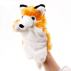 Fuchs | Stofftier Handpuppe Plüschspielzeug für Kinder