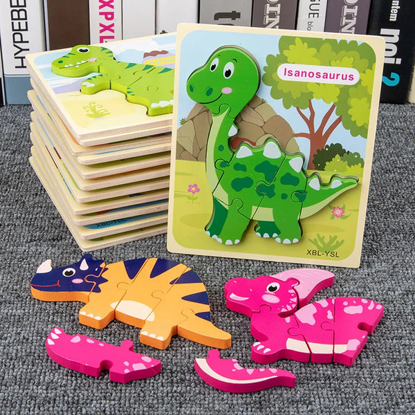 CorythoTrek | Dinosaurier Holzpuzzle