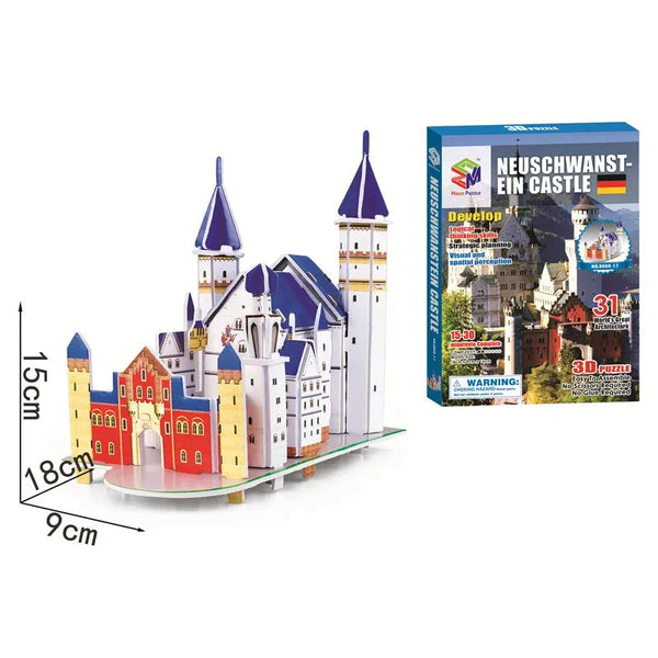 Weltwunder Architektur-Puzzle für Kinder | 3er-Bundle